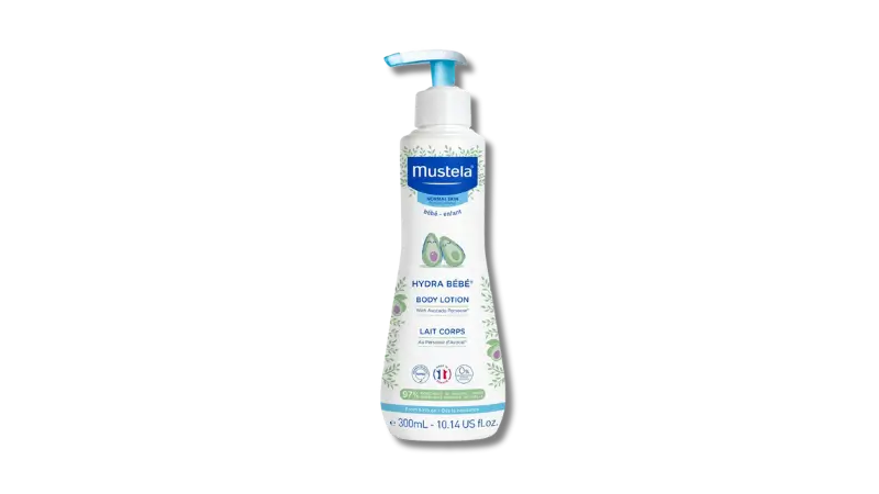 Mustela Hydra Bebe Body Lotion with Organic Avocado for Baby's Skin