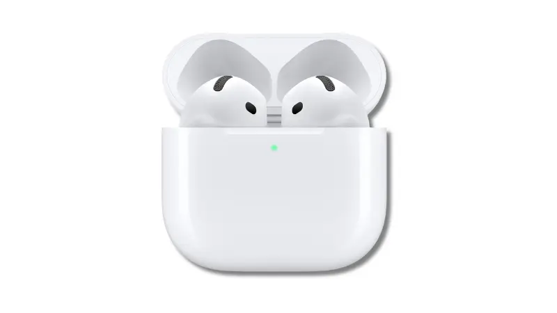 Apple AirPods 4 Wireless Earbuds, Bluetooth Headphones, with Active Noise Cancellation, Adaptive Audio, Transparency Mode, Personalized Spatial Audio, USB-C Charging Case, Wireless Charging, H2 Chip