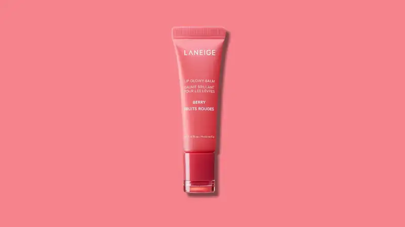 LANEIGE Lip Glowy Balm Berry - Hydrating Tinted Lip Balm with Murumuru & Shea Butters (0.35 oz.) for Soft & Moisturized Lips