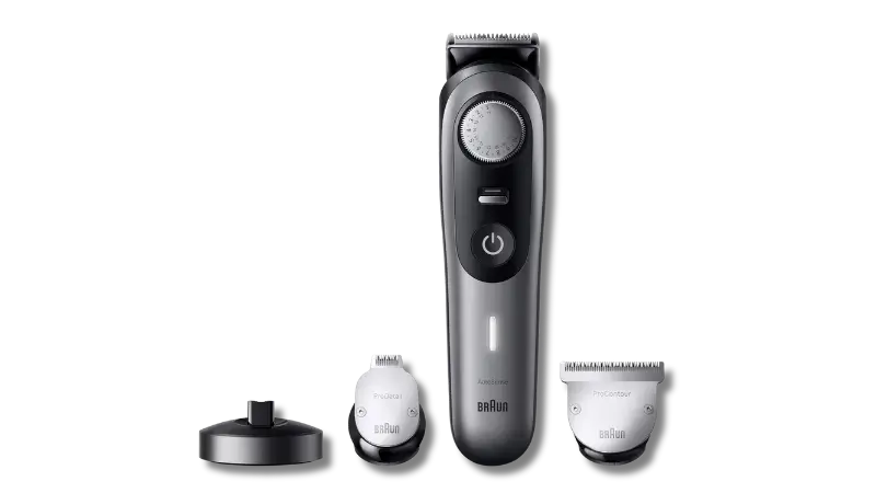 Braun Beard Trimmer Series 9 9420, Trimmer For Men with Barber Tools